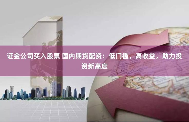 证金公司买入股票 国内期货配资：低门槛，高收益，助力投资新高度